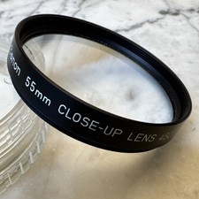 Mint Vintage CANON 55mm Close-Up Lens 450 Filter Case And Box