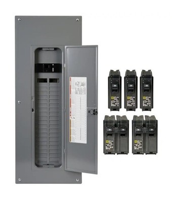 Square D Main Breaker 200 Amp 40-Space 80-Circuit Plug-On Neutral Load Center