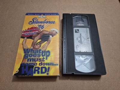 WCW Slamboree 1996 96 VHS Wrestling Video WWE Sticker Label