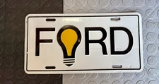 Vintage Ford Better Idea License Plate