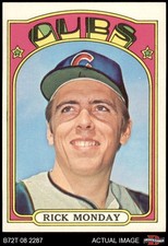 1972 Topps #730 Rick Monday Cubs 8 - NM/MT