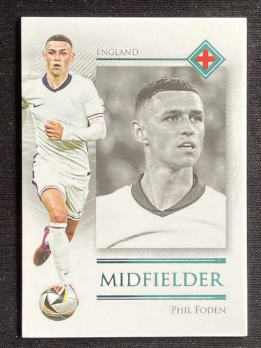 Phil Foden 2025 Futera Unique Midfielder Aqua /40 #037