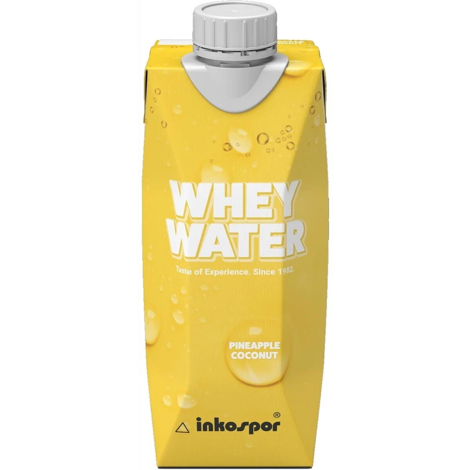 Inkospor Whey Water, 12 x 500 ml Tetra Pak, Ananas-Kokos