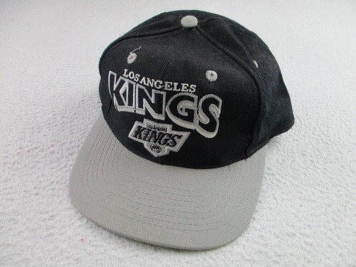 Casquette Snapback Vintage Los Angeles Kings LNH - Logo Brodé - Taille Unique Grise - Occasion Très Bon état