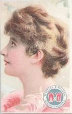 Wheeler & Wilson's Sewing Machines - A.C. Bradeen Lewiston, ME - Trade Card