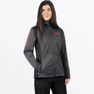 FXR Racing Pulse Womens Softshell Jackets XL Black
