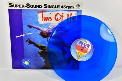 TWO OF US - BLUE NIGHT SHADOW - 12'' Maxi-Single 45rpm  Clear Blue Vinyl