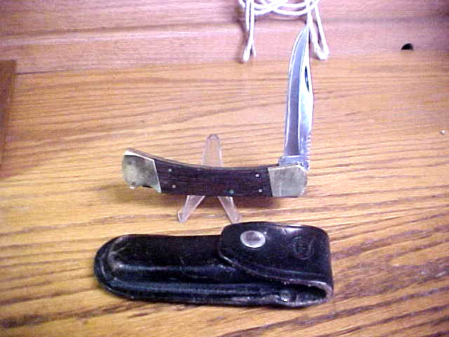 Hunting Wood Brass W/sheath