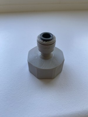 John Guest Steckgewindebohrer Adapter 3/4'' BSP Buchse x 1/4'' CI320816FS