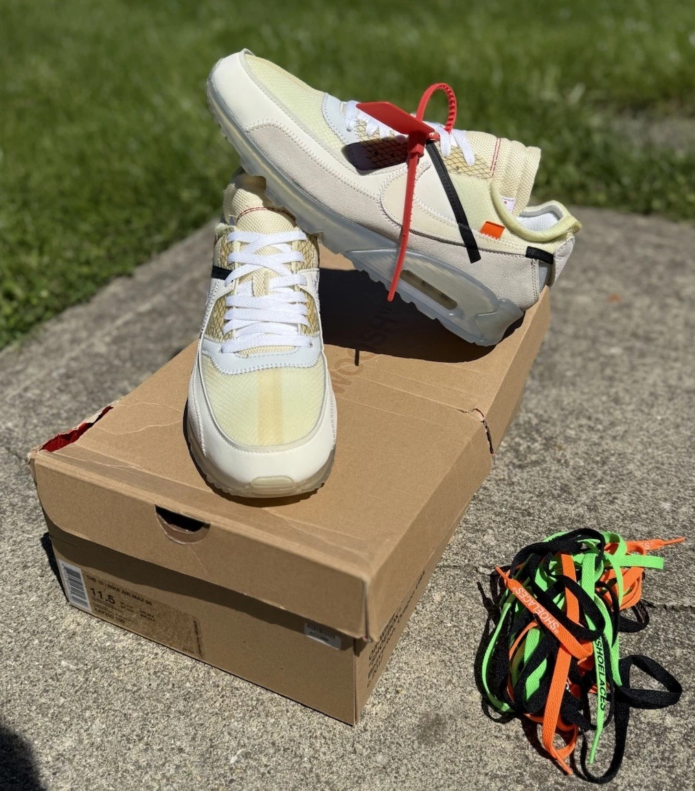 スニーカー THE 10 : NIKE AIR MAX 90 Off White 15cm Nike Air Max 90 x OFF-WHITE The Ten 2017 for Sale | Authenticity