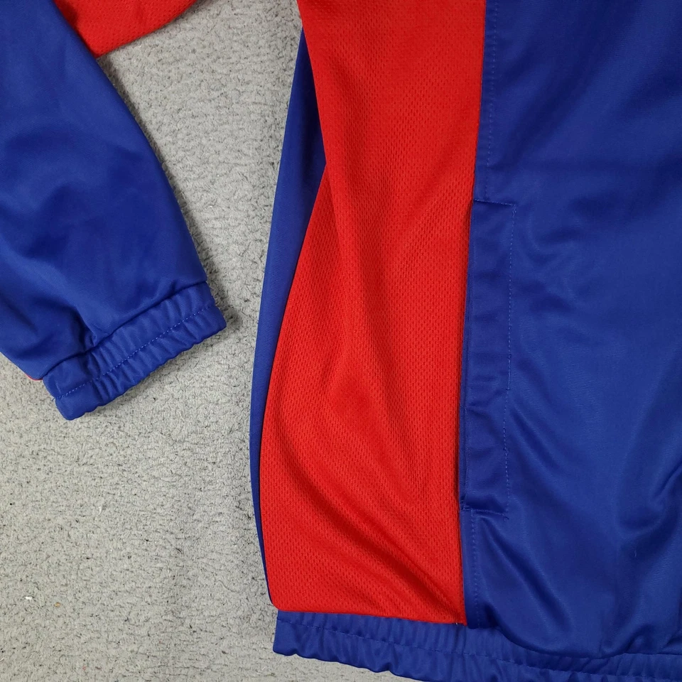 Chaqueta NASCAR Para Hombre Grande Azul Rojo Cremallera Completa Carreras Poli Pista Abrigo Coche Deportivo Foto 3 de 4