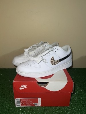 Nike Women's Dunk Low SE Primal White Multi Color DD7099-100 Size 8W READ