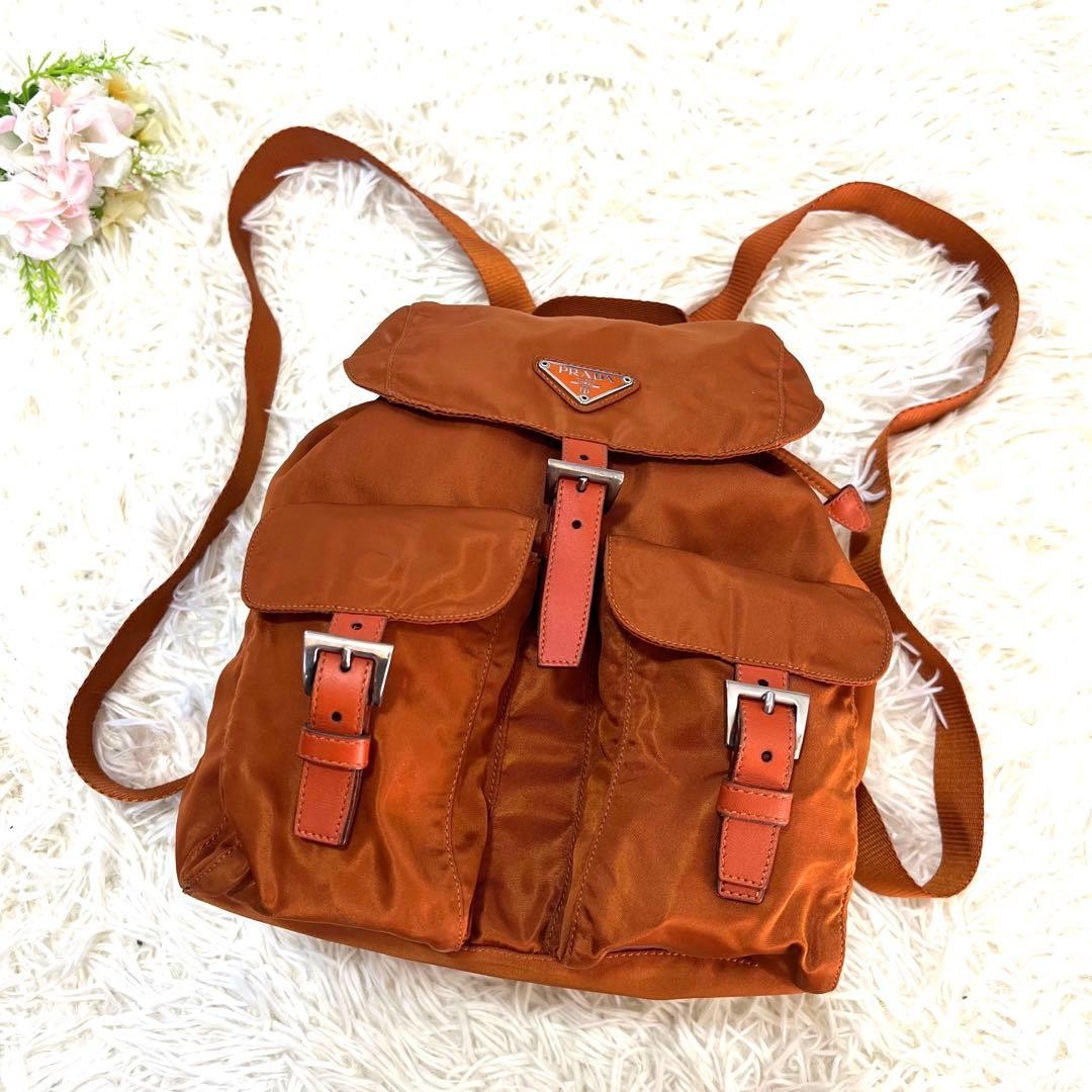 Extremely Beautiful Item Prada Backpack Triangle … - image 1