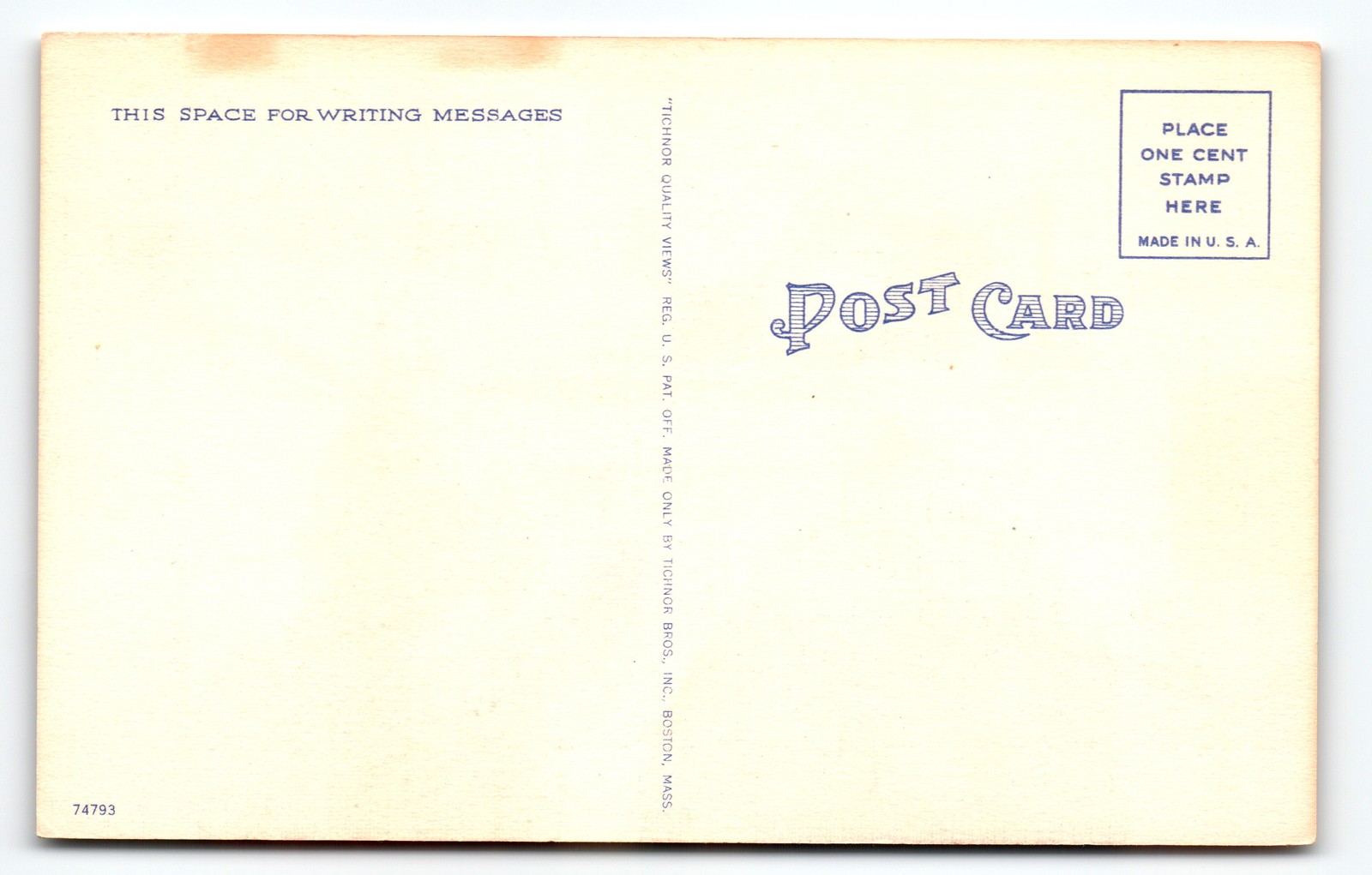 Vintage 1940s Linen Comic Postcard Judge Cartoon Saying Divided Back