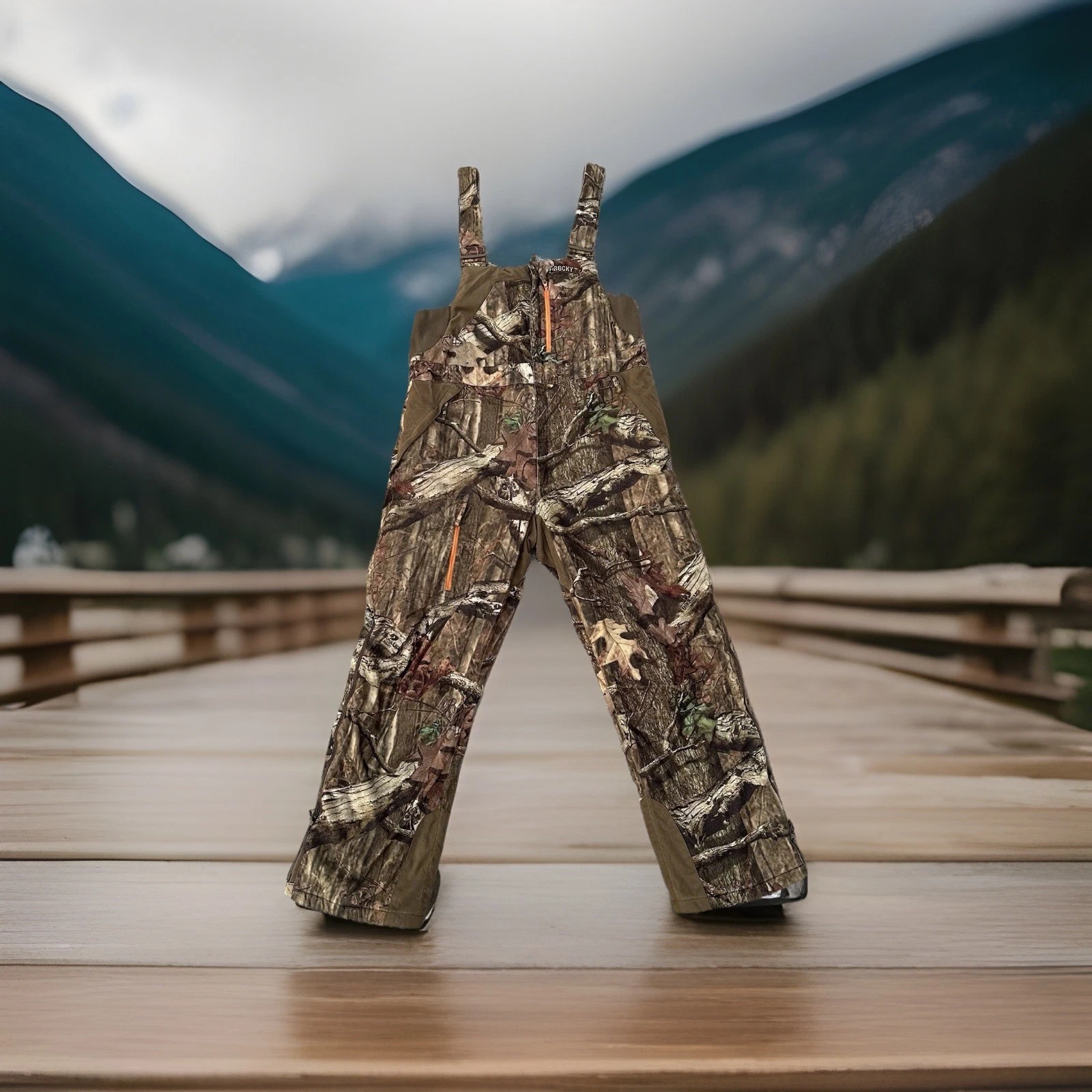 Rocky 600385 Sz Large Mossy Oak Breakup Camouflage Thinsulate Insulated Overalls