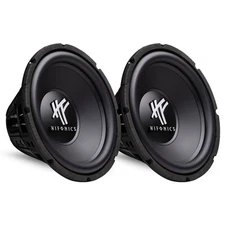 Hifonics HFX12D4 12" Subwoofer, 800W Max Car & Powersports Speaker, 1 Pair