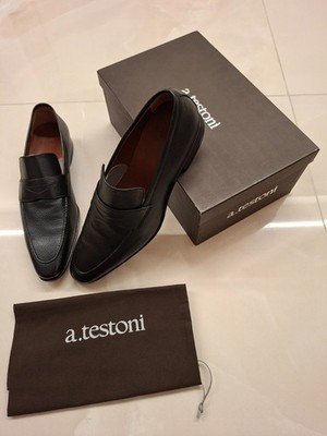 Herrenschuhe A. TESTONI - Neu - Nummer 45 (11) - Kalbsleder, Made in Italy