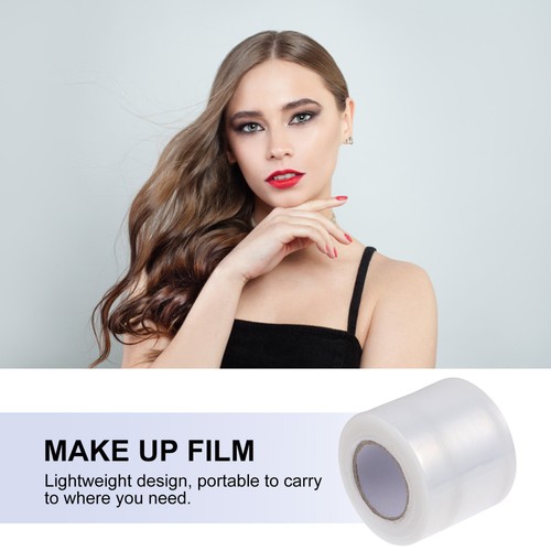 3 rollos de película para cejas máscara labial papel envoltura de plástico transparente protector - Imagen 5 de 12