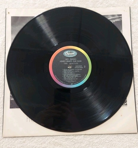 The Beatles -Sgt. Pepper's Lonely Hearts Club Band Stereo MAS-2653 LP VG+ (J-22) - Picture 3 of 12