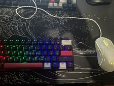 RGB Mechanical Gaming Keyboard  Wired Mouse Bundle, Illuminated, Multi-Color