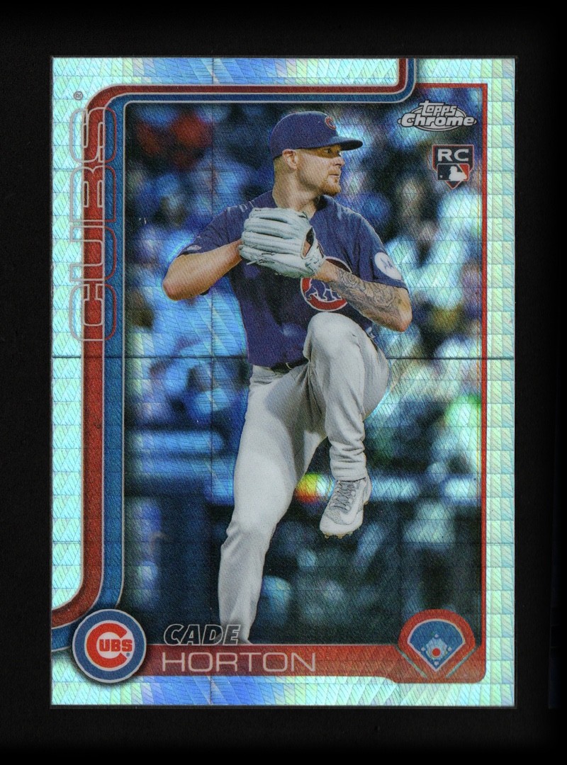2025 TOPPS CHROME UPDATE PRIZM REFRACTOR #USC63 CADE HORTON (RC)