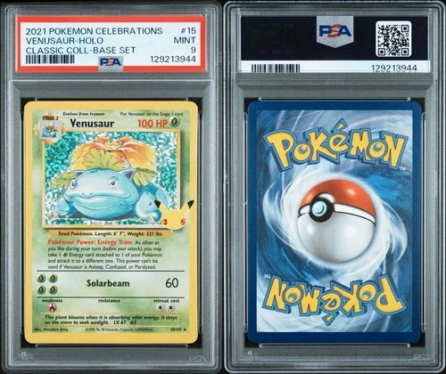 2021 Pokemon Celebrations Venusaur Holo Psa 9