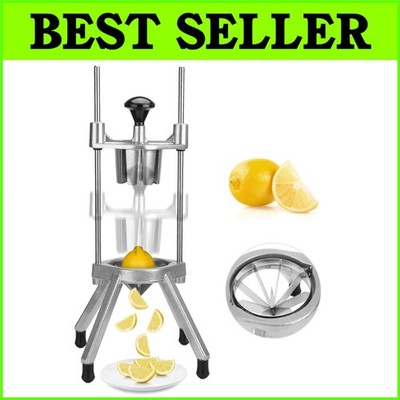 Ergonomic Stainless Steel Vegetable Cutter: Quick 8 Wedges for Home & Commercial