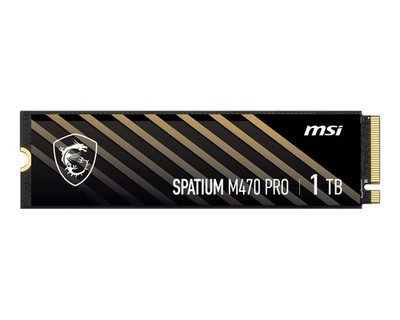 MSI SPATIUM M470 PRO - SSD - 1 TB - intern - M.2 2280 - PCIe 4.0 x4 (NVMe)