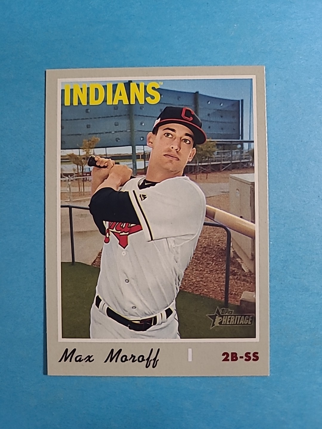 Max Moroff 2019 Topps Heritage Baseball Card # 671 J5347