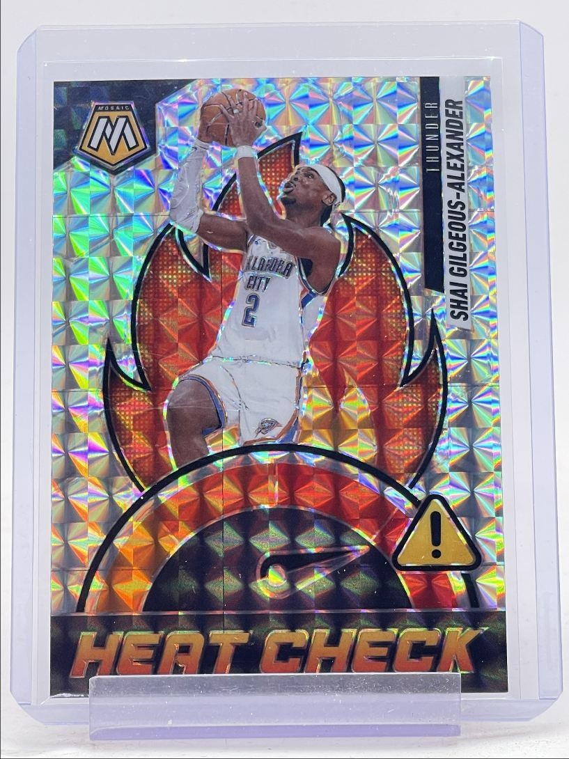 SHAI GILGEOUS-ALEXANDER 2024-25 MOSAIC HEAT CHECK MOSAIC PRIZM Q5564