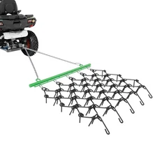 Drag Harrow 5 FT x 4.5 FT 3/8" Tines for ATV UTV Lawn Tractors Leveling Grading