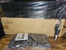 New Vornado Profile Window Air Circulator Fan with Reversible Exhaust Black