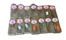 Lot of 14 Vintage H&H Double Hooks DH25 #1 – 5 Hooks per Box – Rare NOS