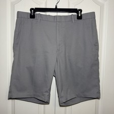 Bobby Jones Shorts Men's 32 Gray Casual Golf Chino Inseam 9”