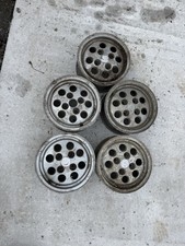 Genuine Ford Fiesta XR2 MK1 & MK2 Pepper Pot Alloy Wheels 6”x13” All dated 10/88