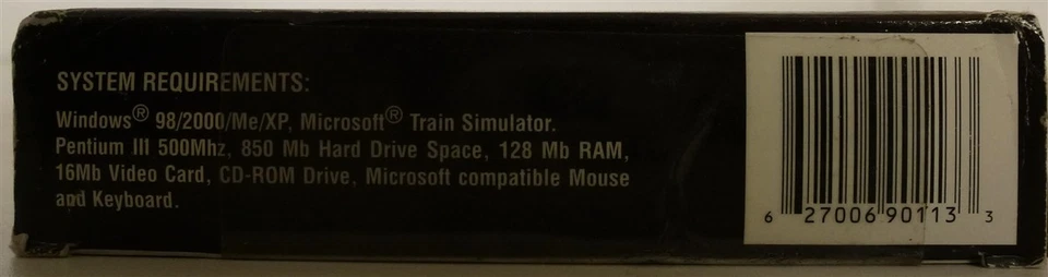 Video Game PC Microsoft Train Simulator Add-On Pro Train NEW SEALED Box see pics - Image 3 of 3