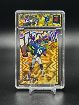 Eli Manning Custom Made Card Gold New York Giants