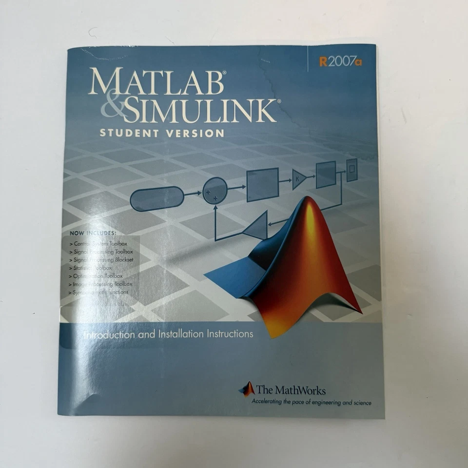 Matlab & Simulink Student Version R2007a Windows Mac Linux The MathWorks DVD - Image 3 of 4