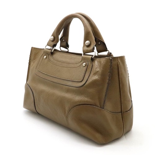 CELINE Boogie bag Handbag Leather Brown Silver hardware - Picture 2 of 9
