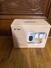 BEAR Baby Food Maker One Step Baby Food Processor Steamer Puree SJJ-R03B5-WHITE
