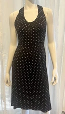 Young Edwardian Arpeja 60’s polka dot halter Neck Sexy back Dress