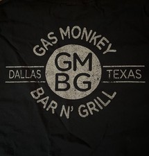 Gildan Ultra Cotton Gas Monkey Bar N' Grill Dallas Texas Men's Black T-Shirt XL