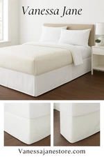 Threshold 300 Thread Count Ultra Soft Flat Sheet True Khaki, Queen