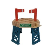 Fisher-Price Thomas  Friends Wooden Railway Elevated Crossing Gate Maithwaite