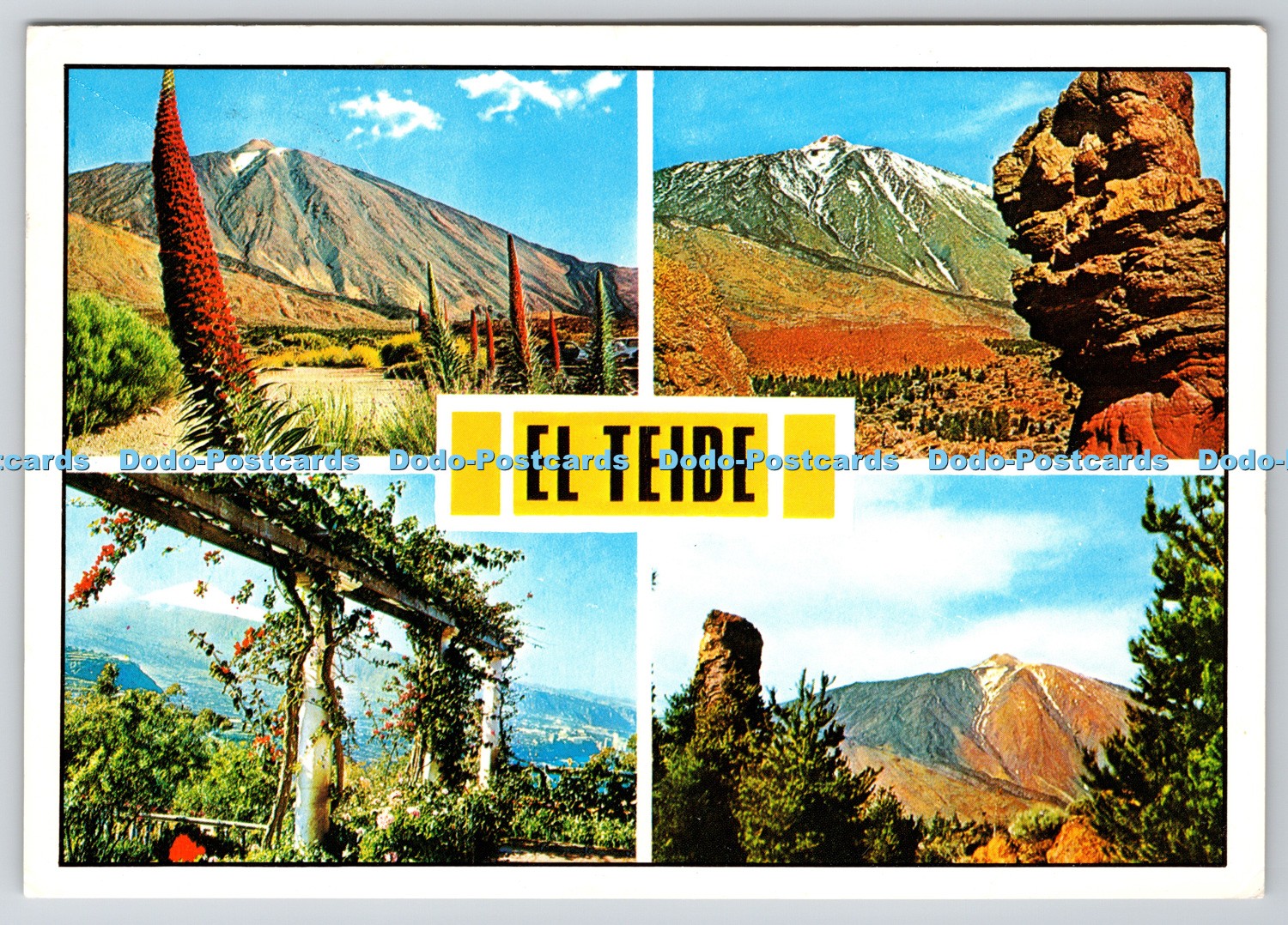 D303673 Tenerife El Teide The highest mountain in Spain Gasteiz Postcard Multi v