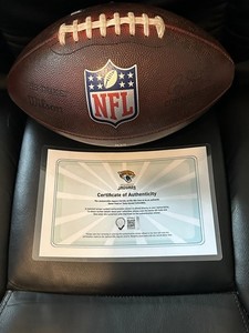 Game Used Jacksonville Jaguars NFL Duke Football vs Houston Texans 11/9/2025 035