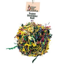 Colorful 3  Shredder Ball Bird Toy - Foraging Fun for Cockatiels, Parrots More