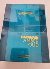 AL HARAMAIN AMBER OUD AQUA DUBAI MEN EXTRAIT DE PARFUM SP 2.5 OZ / SEALED