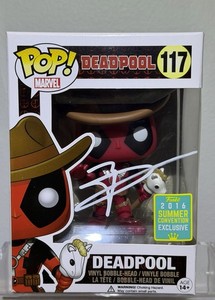 Matthew McConaughey Signed Marvel Deadpool Cowboy #117 Funko Pop MAS COA *RARE*