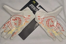 Grip Boost  Football Gloves - Stealth 6.0 Boost Sticky Technology - Adult Large 